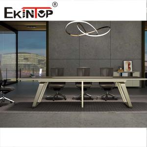 China Walnut 4m 5m 10 Person Office Conference Table Meeting Boardroom supplier