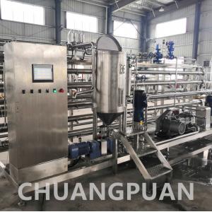 Tube In Tube UHT Sterilizer For Tomato Paste High Temperature Sterilizing