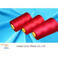 Super Bright Industrial Sewing Thread , Dyed Poly Sewing Thread Low Shrinkage