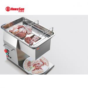 China Easy Control Fresh Meat Cutting Machine 500kg/h 39kg for fast food supplier