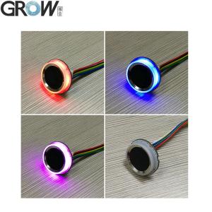 China GROW R502-A RGB LED Control Small Thin Circular DC3.3V SH1.0-6pin Capacitive Fingerprint Module Sensor Scanner wholesale