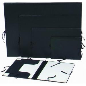 Black Artist Painting Portfolio Folder Paper Organizer Folder With Painting Clip