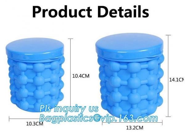 custom ice bucket silicone ice cube maker genie silicone,barware factory sells