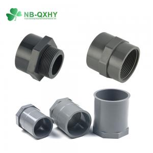 Flexible 63mm PVC DIN Standard Male Thread Adapter for Water Fitting Connection Joint