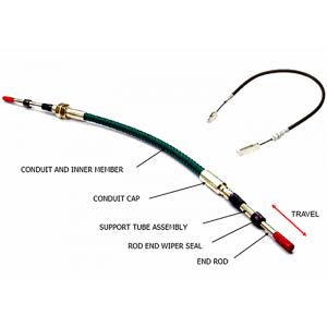 China Custom All Kinds Of Mechanical Shift Cable Brake Cable Clutch Cable , Simple To Install And Easy To Maintain supplier