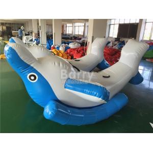 China Summer Inflatable Water Toys For Lake , Small Blow Up Dolphin supplier