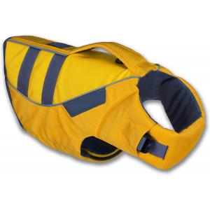  				Highly Recommended Reflective Trim Design Safe Vest Lifejacket for Dogs 	        