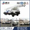 Rotary Truck Mounted Water Well Drilling Rig Machine on Truck DFC-350A for hard