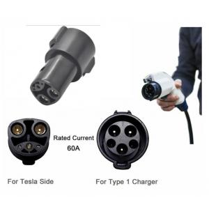 Type1 To Tesla(NACS) SAE J1772 Ac Ev Charger Adapter Electric Car Adapters For Tesla