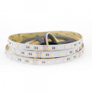 China Addressable 5050 RGB LED strip 24V flexible RGBWW strip lights supplier