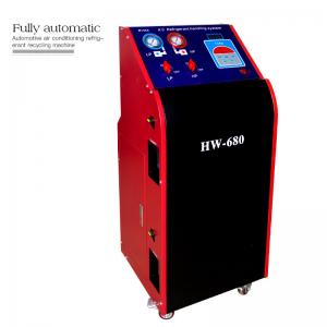 China High quality hot sale recovery & charging function AC Refrigerant Recovery Machine  car ac service station for car supplier