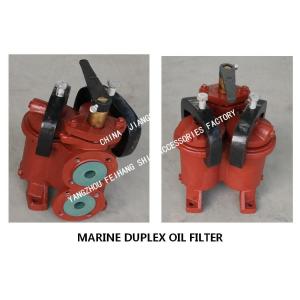China Duplex Duplex Oil Filter For Fuel Transfer Pump Model: FH-25A JIS F7224 wholesale