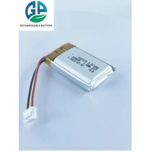China 3.7v 400mah Rechargeable Li Ion Polymer Battery Pack 802030 500times Cycle life supplier