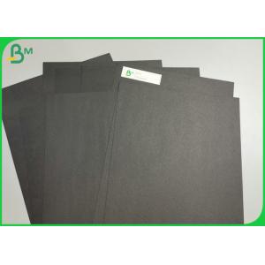 China 180gsm To 500gsm Recycled Pulp Uncoated stationery Solid Black Paperboard roll supplier