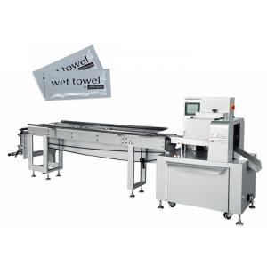 China Manual Pastry Packaging Machine For Small Industries / Wet Towel Packing Machine supplier