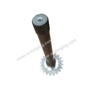 China Customized Gears And Shafts Steel Brass 20CrMnTi Copper Transmission Output Shaft supplier