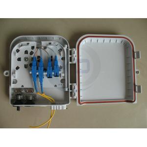 China Plastic 1x8 PLC Fiber Optic Splitter Box , Wall Mount Fiber Optic Termination Box FDB0208 supplier