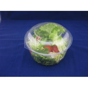 17oz OEM/ODM Clear Plastic Clamshell Packaging Disposable Salad Bowls