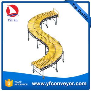 China Expandable & Collapsible Plastic Double Roller Conveyor,Telescopic Gravity Twin Roller Conveyors supplier