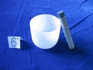 Frosted Quartz Singing Bowl