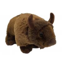 China Unisex 20cm 7.78IN Wild Animal Plush Toys Recycled Material Ox Stuffed Animal For Kids on sale