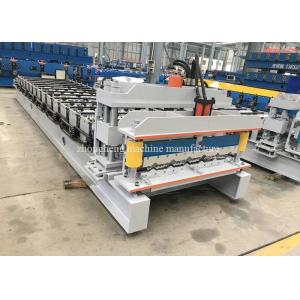 China Casstte Type Steel Glazed Tile Roll Forming Machine With Hydraulic Control System supplier