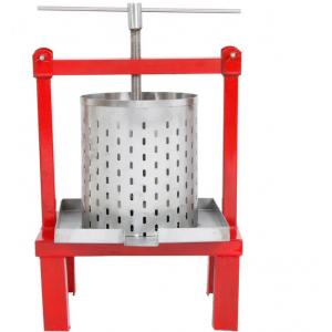 Red Color Stainless Steel Honey Wax Presser Press Machine For Honey Pressing