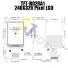 China 器械240x320 2.8" TFTの表示SPIインターフェイス250cd/m2 wholesale
