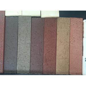 China Home Exterior Split Face Brick With Clay Raw Material Wire Cut Brick Surface wholesale