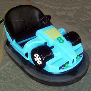 China Theme Park Bumper Cars Ride Red Green Blue Color Fiber Glass Material supplier