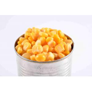 China Golden Yellow Canned Sweet Corn Kernel With Easy Open Lid HACCP Approved supplier