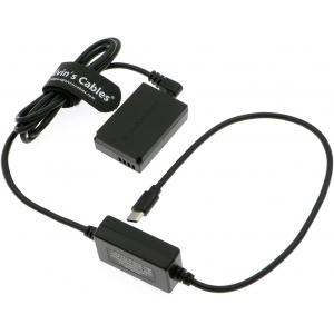 Alvin'S Cables Type-C PD To LP-EL12 Dummy Battery Power Cable For Canon EOS M M2 M10 M50 M100 M200 DSLR Cameras