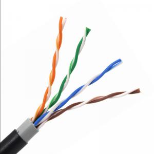 China 305m UTP Double Jacket Outdoor External Cat5e LAN Cable supplier
