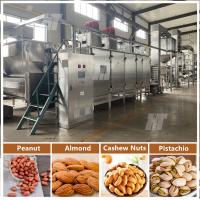 China Continuous 300kg/h-2000kg/h Capacity Nuts Roaster Roast Time 5-15min on sale