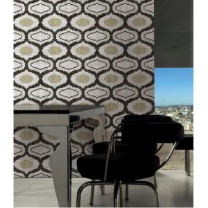 China Living room mosaic tile recycled glass mosaic pattern customized size and design supplier