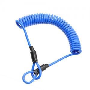 China Multi Function Coiled Tool Lanyard Anti Theft Elastic Bungee With Loop Ends supplier