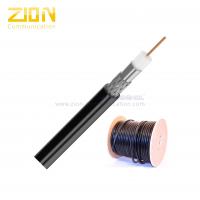 China Non Plenum CM Dual RG6 Quad Shield Coaxial Cable 18 AWG CCS Conductor 75 Ohm on sale