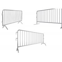 China Gauge 16 Crowd Control Barrier Metal Wire Fence Galvanized Steel Barricade on sale