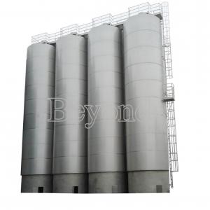 CE One Side Mounted Agitator Stainless Steel Cylinder Tank For Milk Collection Centre