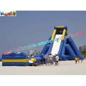 China ODM Kids Large Long 0.55mm PVC tarpaulin Commercial Inflatable Slide rentals supplier