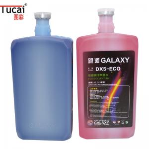 Bright Color Outdoor Epson Solvent Ink Galaxy Ecosolvent Ink For Epson DX4 DX5 DX7