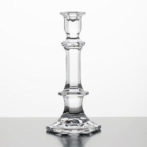 Crystal Clear Glass Candle Holder 23cm Tall Skinny Candle Sticks