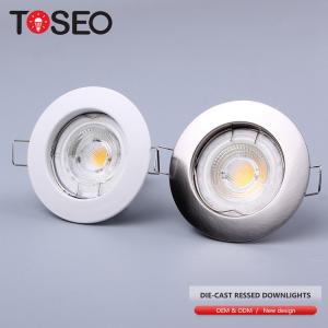 GU10 Shallow Recessed  Downlights For Office Exhibition cutting 63mm