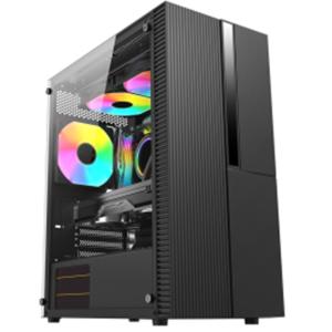 China ATX RGB LED Gaming Computer Case with Tempered Glass Panel wholesale