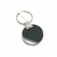 China Siliver black Design Metal Keychain Holder TT Payment Term Individual Polybag Package on sale