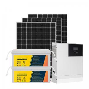 China 3KW Off Grid Home Solar System Kit 50HZ 60HZ MPPT 110-250V supplier