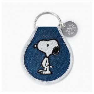 Floral Design Embroidered Key Chain Exquisite Apparel Snoopy Anime Sword