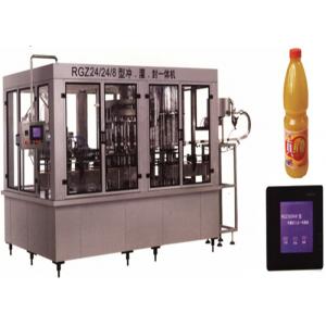 China Stainless Steel Beverage Filling Machine 150 ML - 5000 ML Capacity With PVC Plastic Bottle supplier