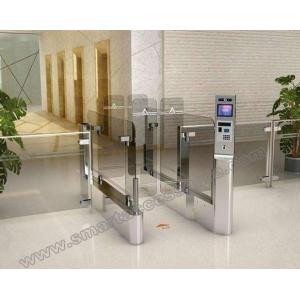 Waterproof Automatic flap barrier sliding gate system with barcode identification Security Optical Access Control Gate