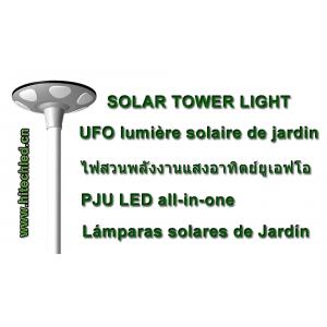 Hitechled 30W  UFO solar led street Light  HT-SG-UFO30 Renewable Energy Lamparas Solares de Alumbrado Público